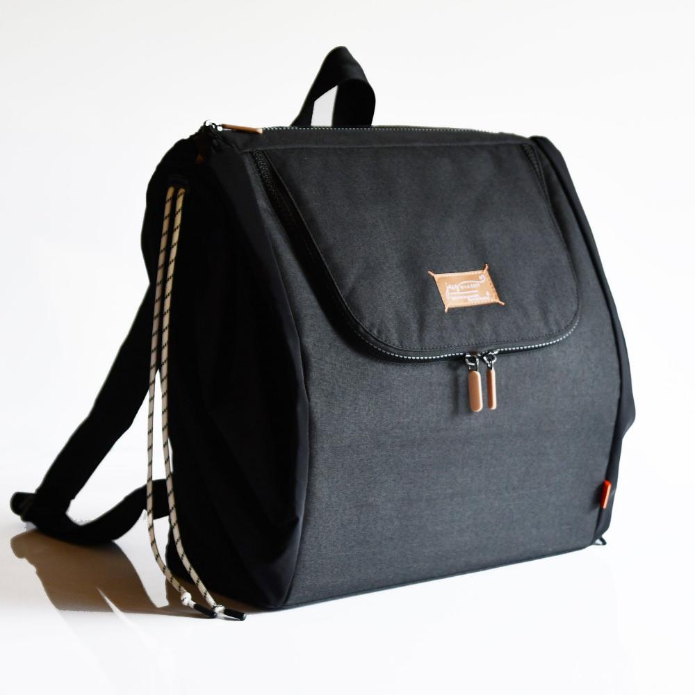 charcoal jacapod backpack with twist