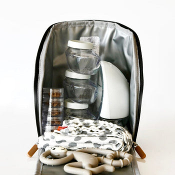 rockham baby bag with mum and baby in