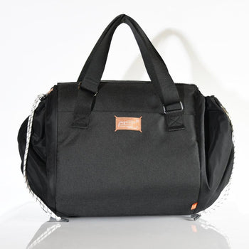 JacaPod Tote x2 pods, mat & muslin charcoal (L) - PacaPod