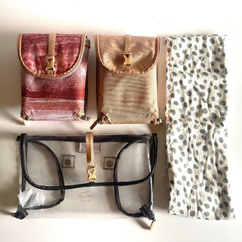 JacaPod Backpack x3 pods, mat & muslin sesame (L) - PacaPod