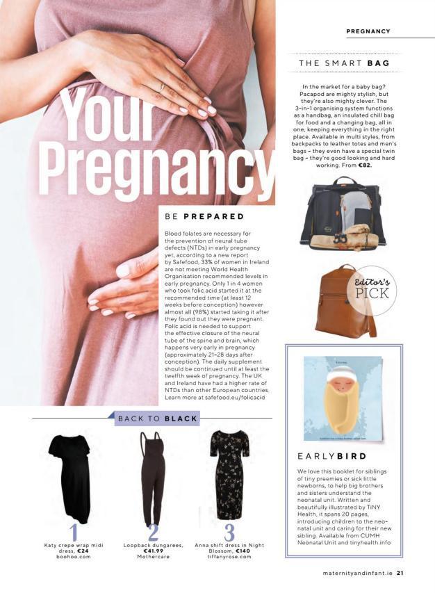 PacaPod features in maternity & infant magazine