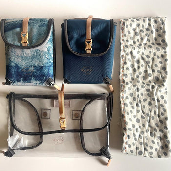 JacaPod Backpack x3 pods, mat & muslin charcoal (L) - PacaPod