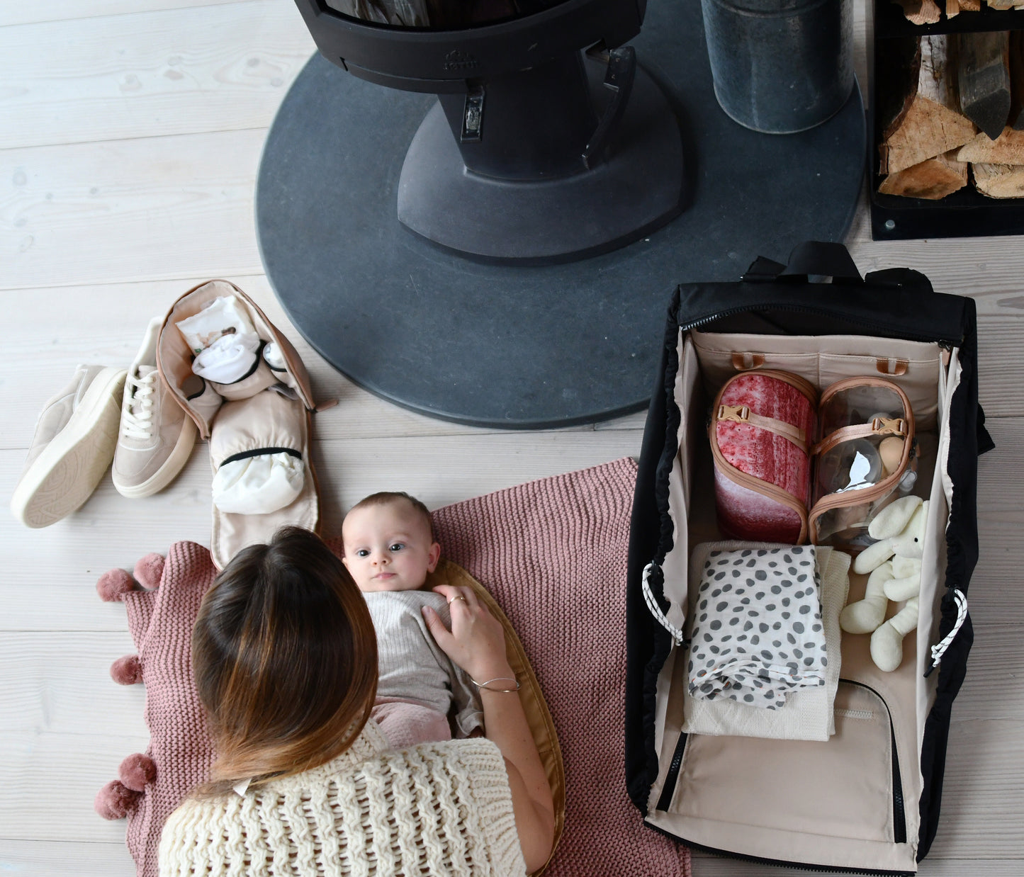 JacaPod Backpack (baby) charcoal (XL) - PacaPod