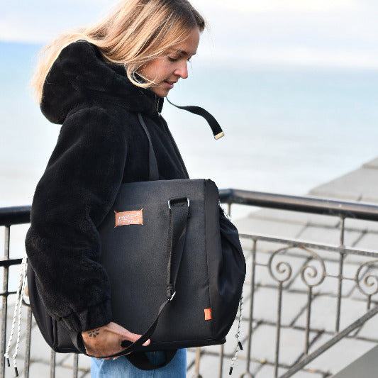 JacaPod Tote (shell) charcoal (L)