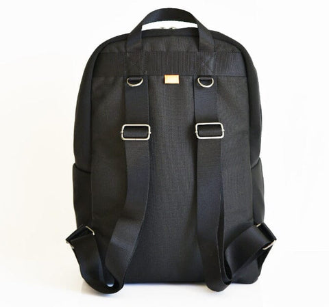 Back view - 2 adjustable backpack straps and tough cordura fabric