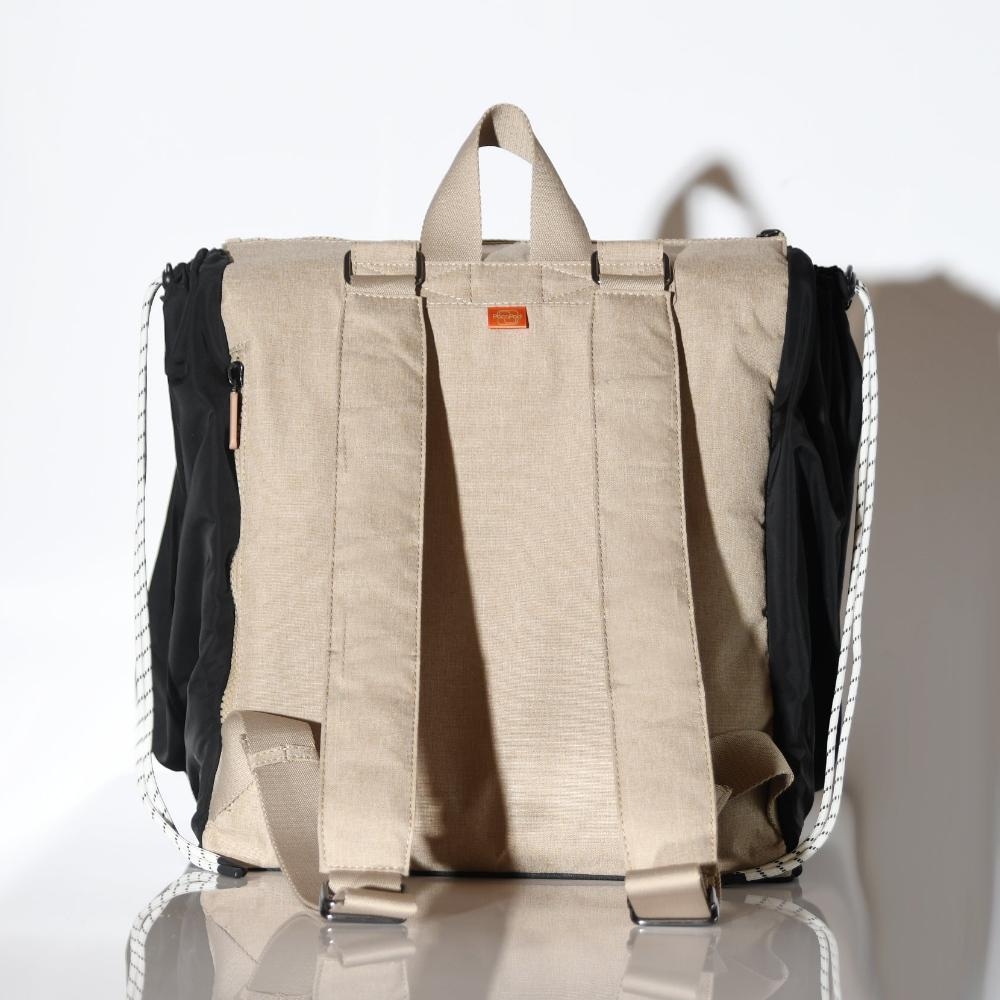 backpack straps on jacapod sesame