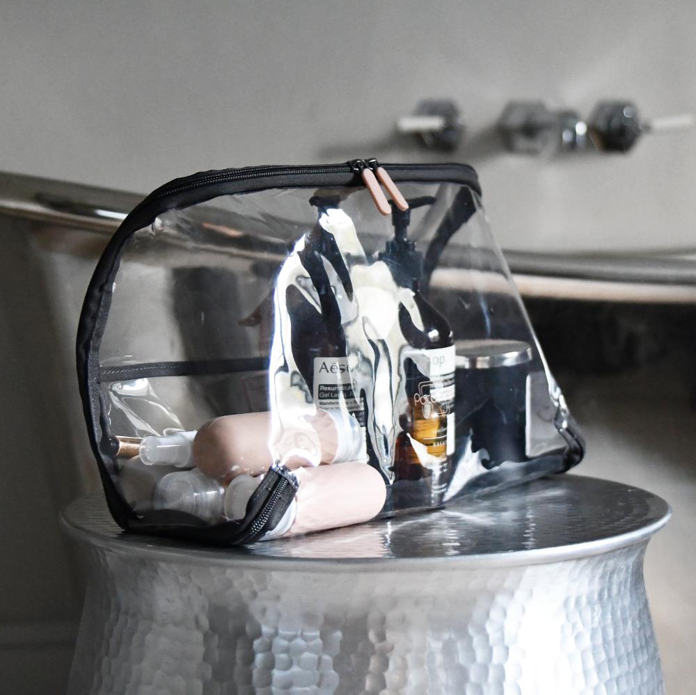 X illuminate pod with bathing things inside