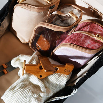 JacaPod Backpack x2 pods, mat & muslin charcoal (L) - PacaPod