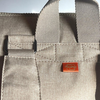 JacaPod Backpack x2 pods, mat & muslin sesame (L) - PacaPod