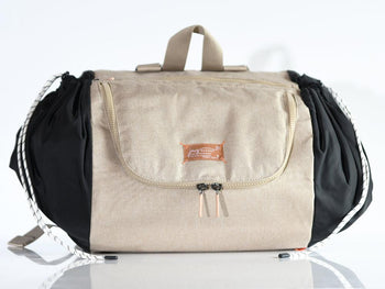 JacaPod Backpack x3 pods, mat & muslin sesame (L) - PacaPod