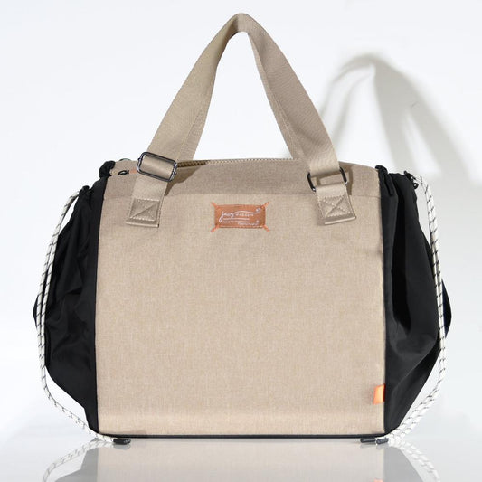 jacatote sesame with handles upright