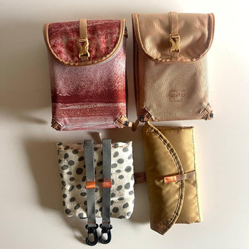 JacaPod Tote x2 pods, mat & muslin sesame (L) - PacaPod