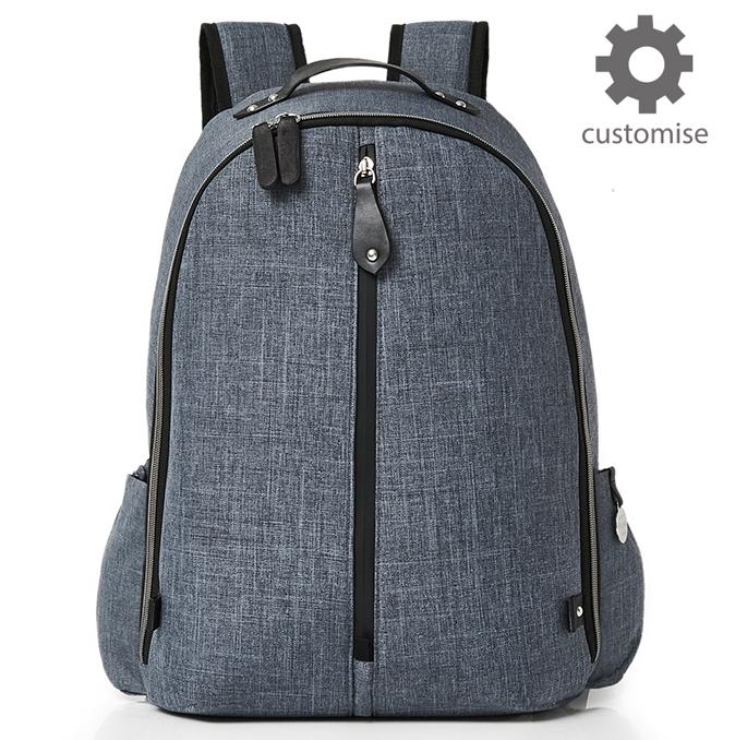 Picos pack slate front image zipped up