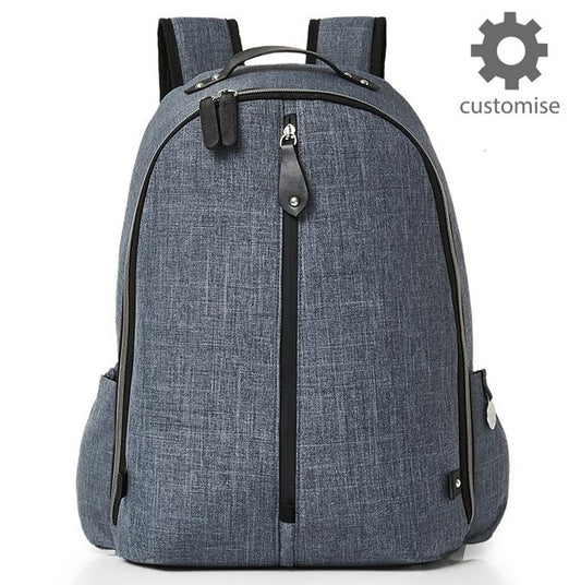 Picos pack slate front image zipped up