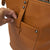 Front image of the Saunton Pack Oak showing the top of the straps behind