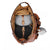 Front image of the Saunton Pack Oak showing the top of the straps behind
